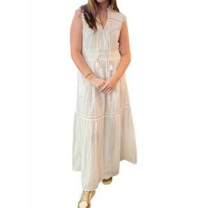 NEW SAL ROSA meet me in seaside dress in white